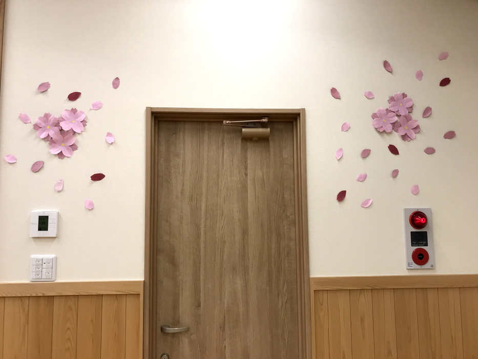 桜の壁飾りで春気分 ゆいま る お知らせ