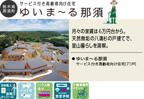 栃木県那須町 サービス付き高齢者向け住宅 ゆいま〜る那須