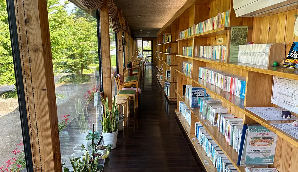 種類が豊富な「小さな図書館」